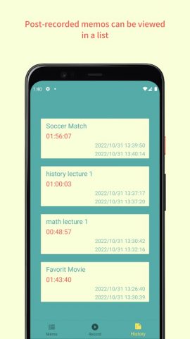 TimeWatchMemo — Note the time для Android — скриншот 4