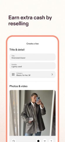 Tise | Reuse fashion для Android — скриншот 5