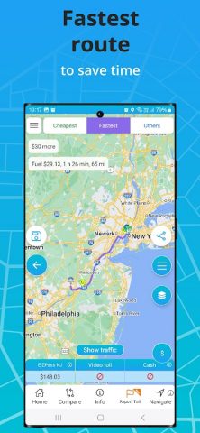 Toll & Gas Calculator TollGuru для Android — скриншот 2
