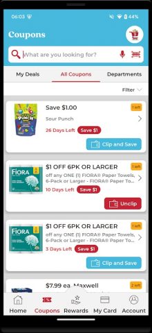 Tony’s Fresh Market Rewards для Android — скриншот 2