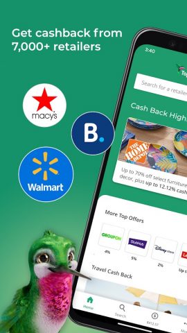 TopCashback: Cash back & Deals для Android — скриншот 1