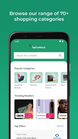 TopCashback: Cash back & Deals для Android — скриншот 3