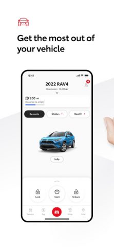Toyota для Android — скриншот 1