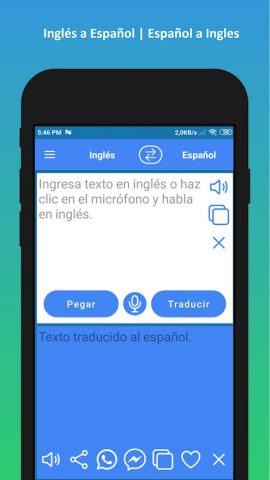 Traductor de ingles a español для Android — скриншот 1