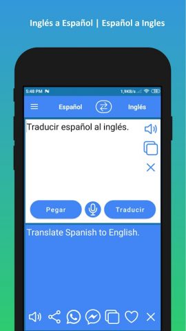 Traductor de ingles a español для Android — скриншот 3