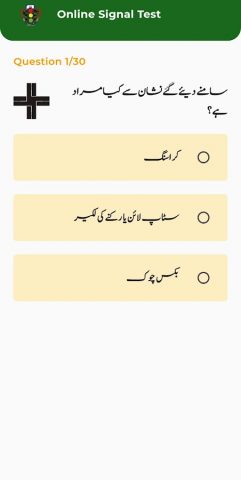 Traffic Sign Test для Android — скриншот 3