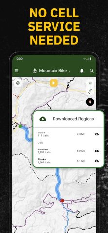 Trailforks для Android — скриншот 5