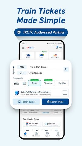 Train App: Easy Ticket Booking для Android — скриншот 1