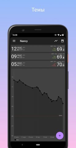 Трекер ИМТ и веса для Android — скриншот 2
