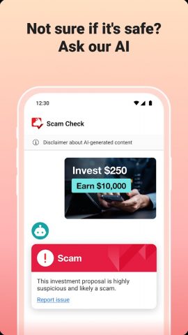 Trend Micro ScamCheck для Android — скриншот 4