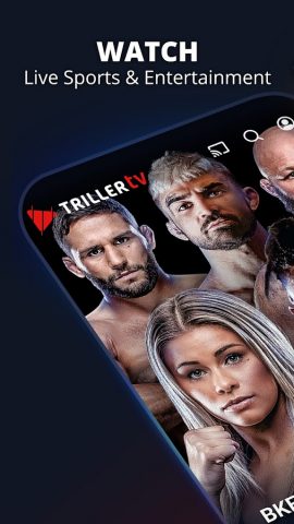 TrillerTV: Live Sports для Android — скриншот 1