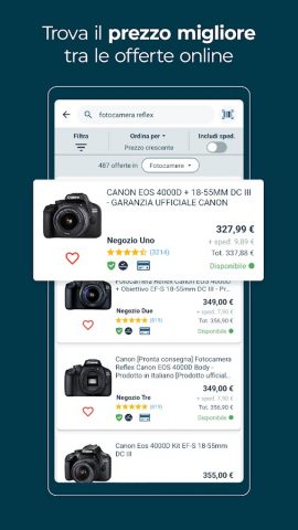 Trovaprezzi для Android — скриншот 3