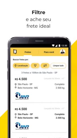 TruckPad: Cargas e Fretes для Android — скриншот 2