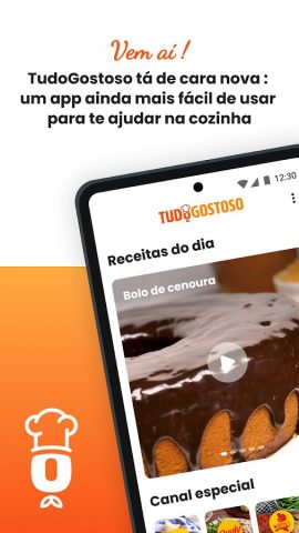 TudoGostoso Receitas для Android — скриншот 1