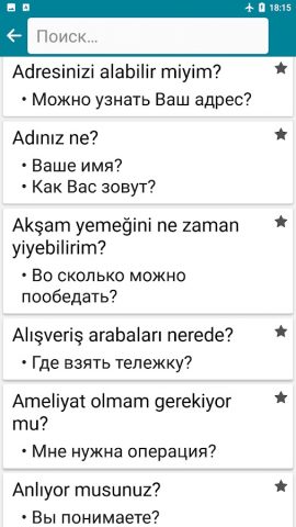 Турецкий — Русский для Android — скриншот 4