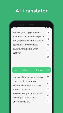 Turkish — German Translator для Android — скриншот 1