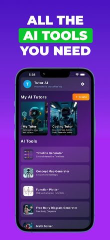 Tutor AI: Learning Assistants для Android — скриншот 1
