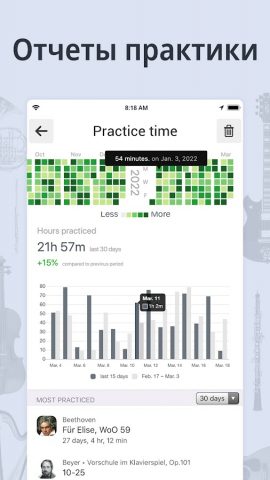 Тюнер и Метроном для Android — скриншот 4