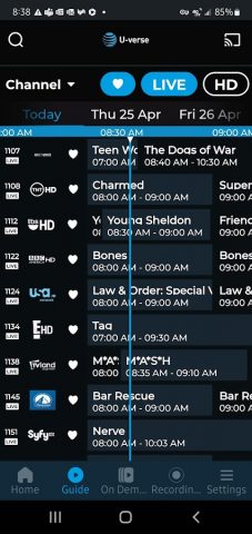 U-verse для Android — скриншот 2