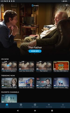 U-verse для Android — скриншот 4