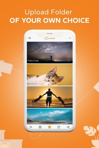 UCloud: Cloud Storage для Android — скриншот 3