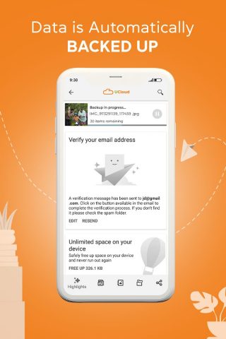 UCloud: Cloud Storage для Android — скриншот 5