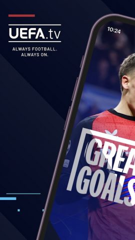 UEFA.tv для Android — скриншот 1