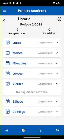 UFHEC — Probus Academy для Android — скриншот 1