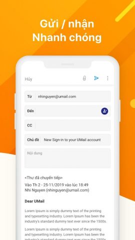 UMAIL для Android — скриншот 4
