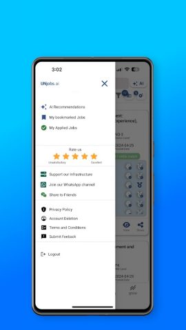 UN jobs для Android — скриншот 5