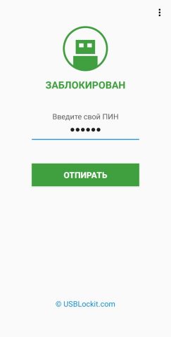 USB Lockit — Пароль Флешка для Android — скриншот 5