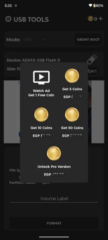 USB TOOLS для Android — скриншот 4