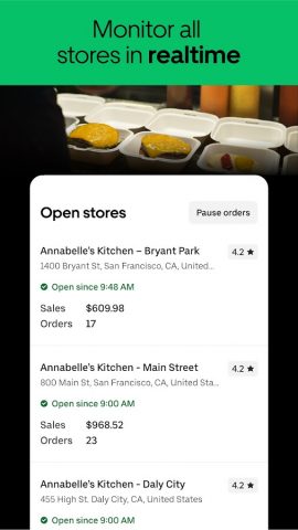 Uber Eats Manager для Android — скриншот 5