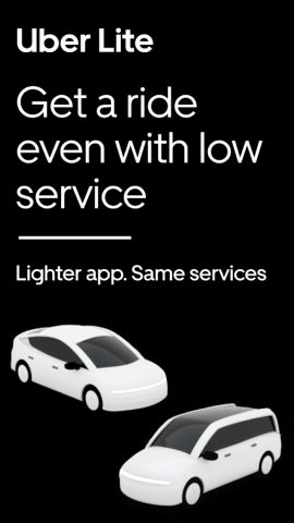 Uber Lite для Android — скриншот 1