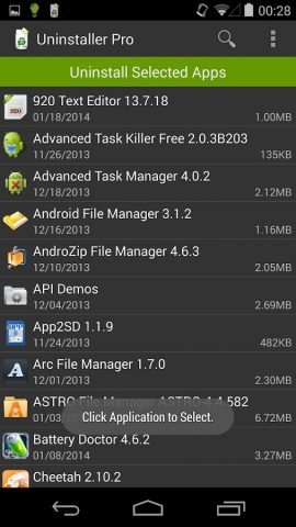 Удаление (Uninstaller) для Android — скриншот 2