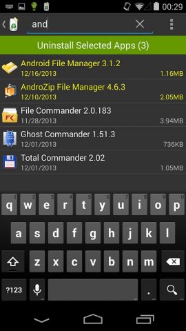 Удаление (Uninstaller) для Android — скриншот 4