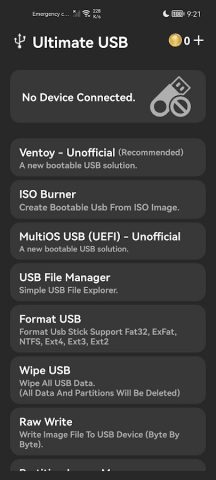Ultimate USB для Android — скриншот 1
