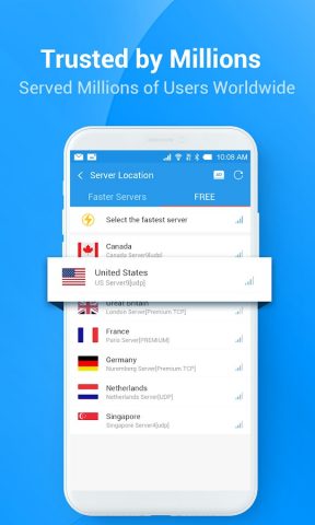 Ultimate VPN для Android — скриншот 1