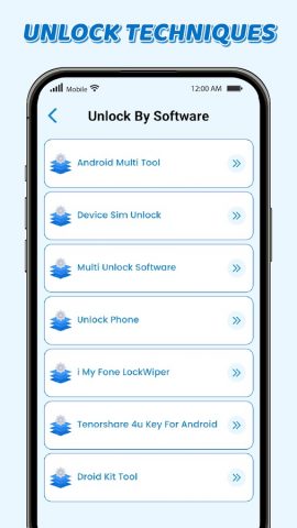 Unlock Any Phone Guide для Android — скриншот 5