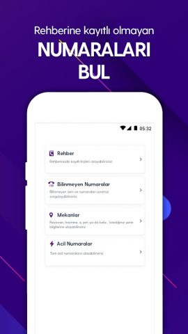 UpCall — Bilinmeyen Numara для Android — скриншот 3