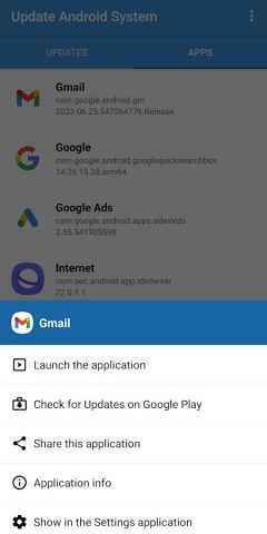 Update Android System для Android — скриншот 4
