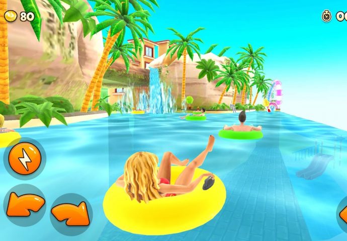 Uphill Rush Water Park Racing для Android — скриншот 1
