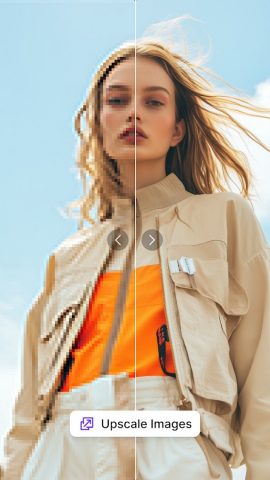 UpscaleMedia Фото AI для Android — скриншот 1