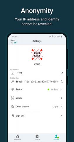 Utopia — Secure Messenger — скриншот 5