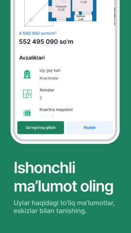 Uysot — Рынок новостроек для Android — скриншот 4