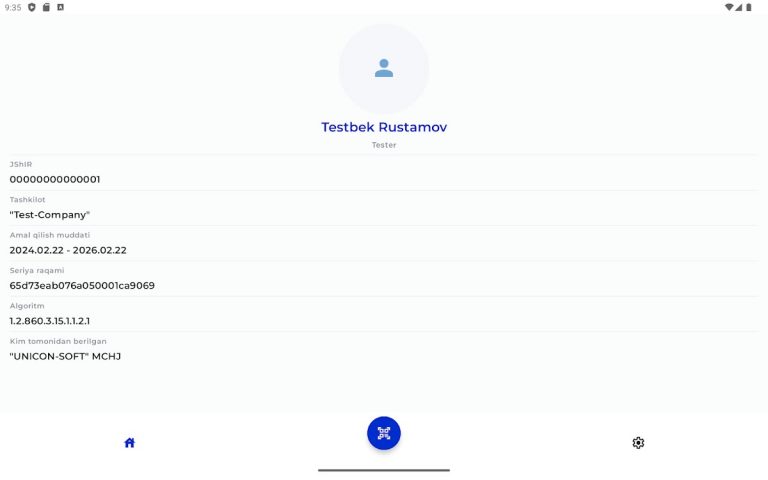 UzCrypto для Android — скриншот 5