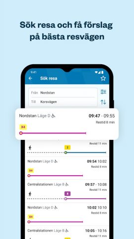 Västtrafik To Go для Android — скриншот 2