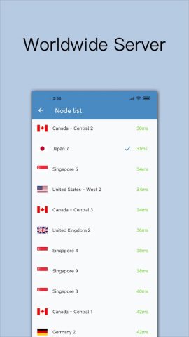 V2VPN — A Fast VPN Proxy для Android — скриншот 3