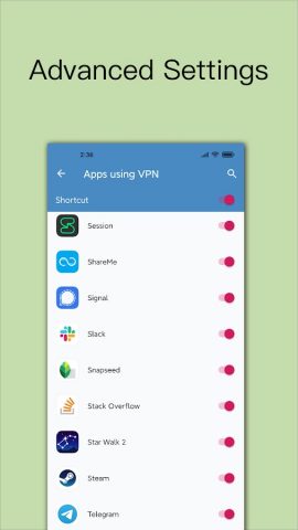 V2VPN — A Fast VPN Proxy для Android — скриншот 5