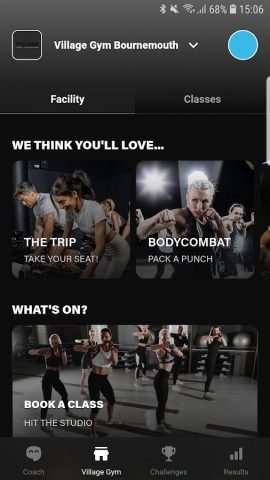 VILLAGE GYM для Android — скриншот 3